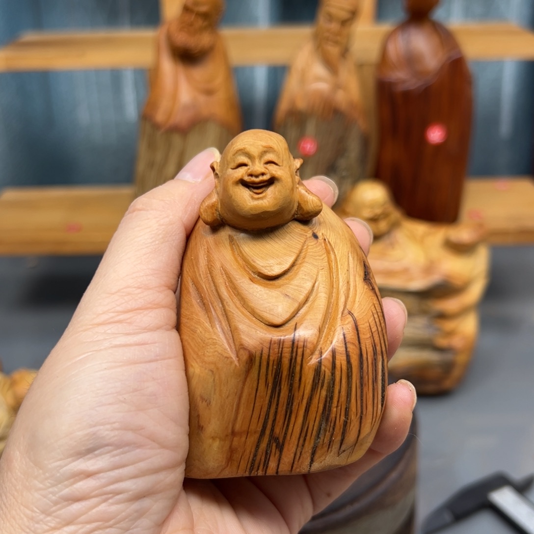 柏木崖柏木摆件手把件，66