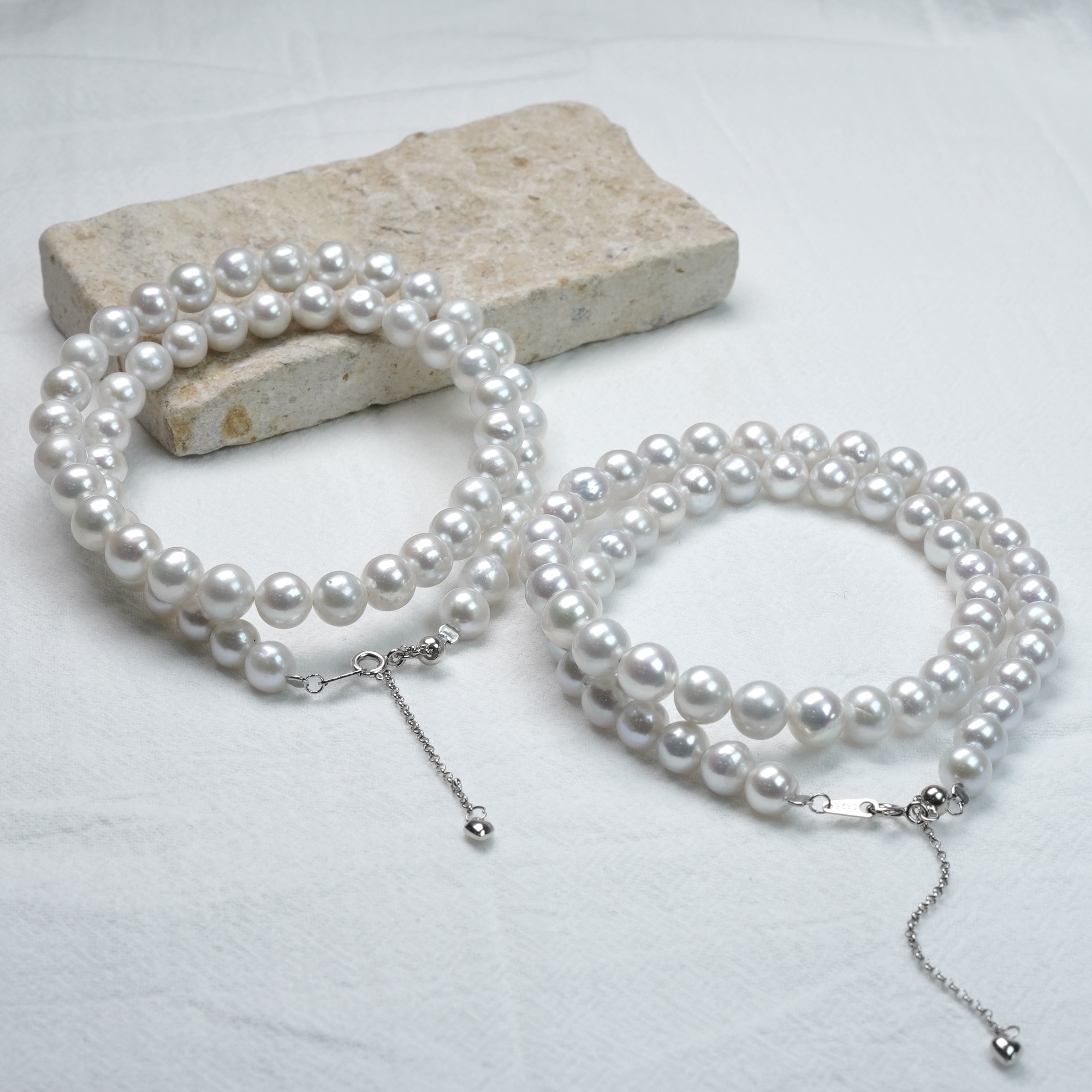 【星浩好物】淡水珍珠女神链QT27H447【多样性发一件】7mm+