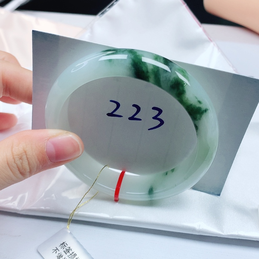 【闪购商品】翡翠未镶嵌手镯天然缅甸a货手镯56