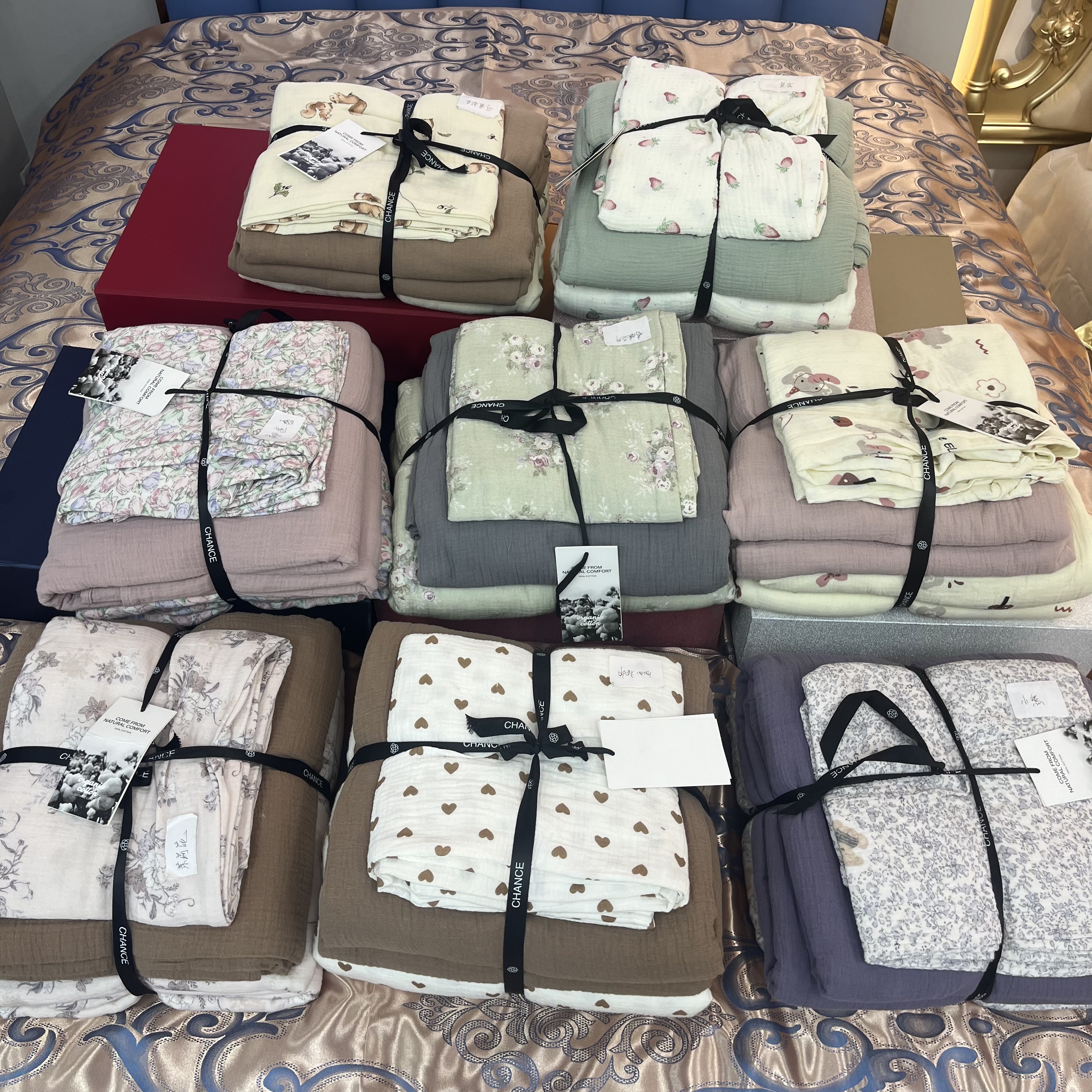 实物以主播展示为准床上用品被套套件111