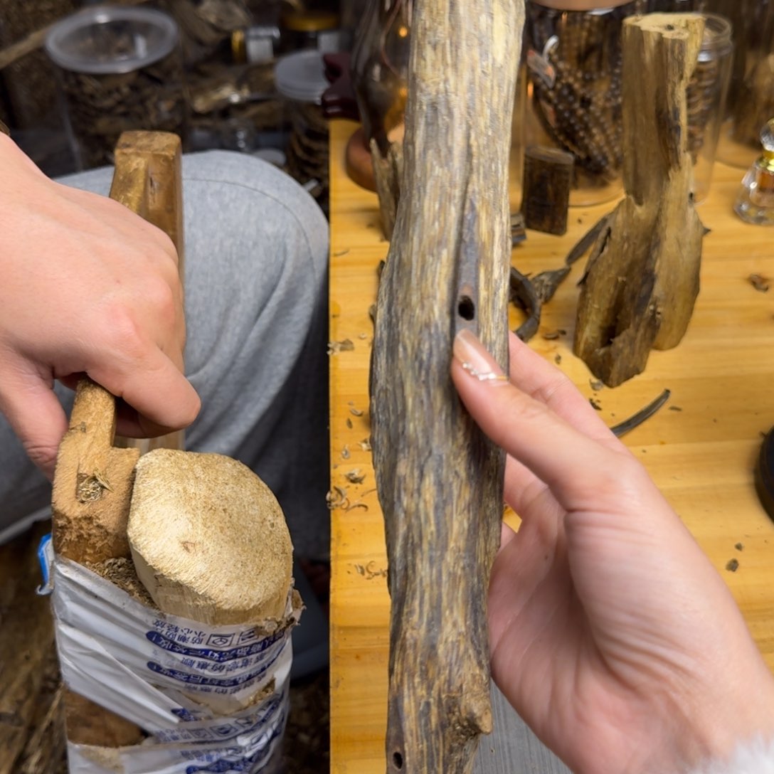 沉香沉香碎屑白棋品种块料66克