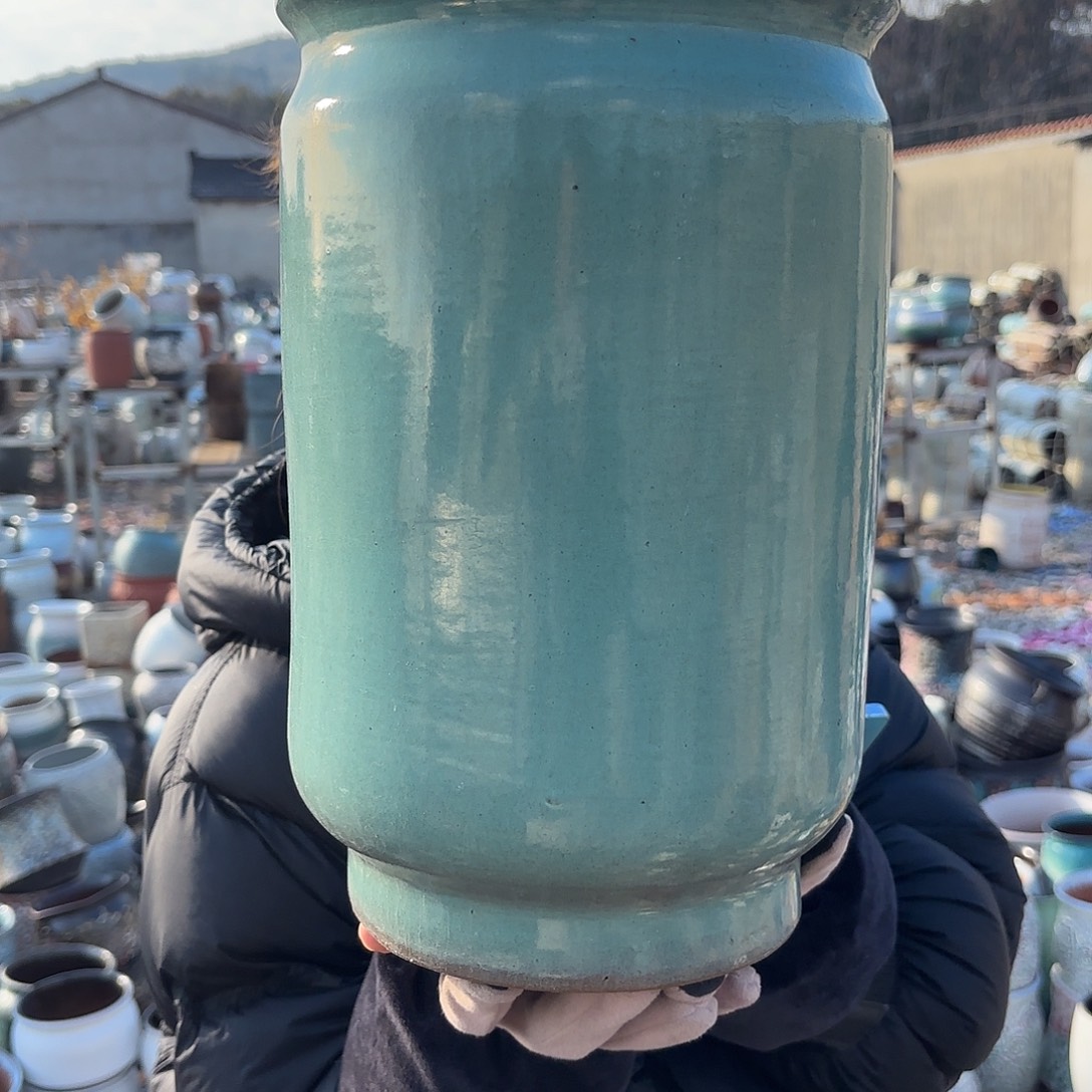 口径20高度32一个绿直筒