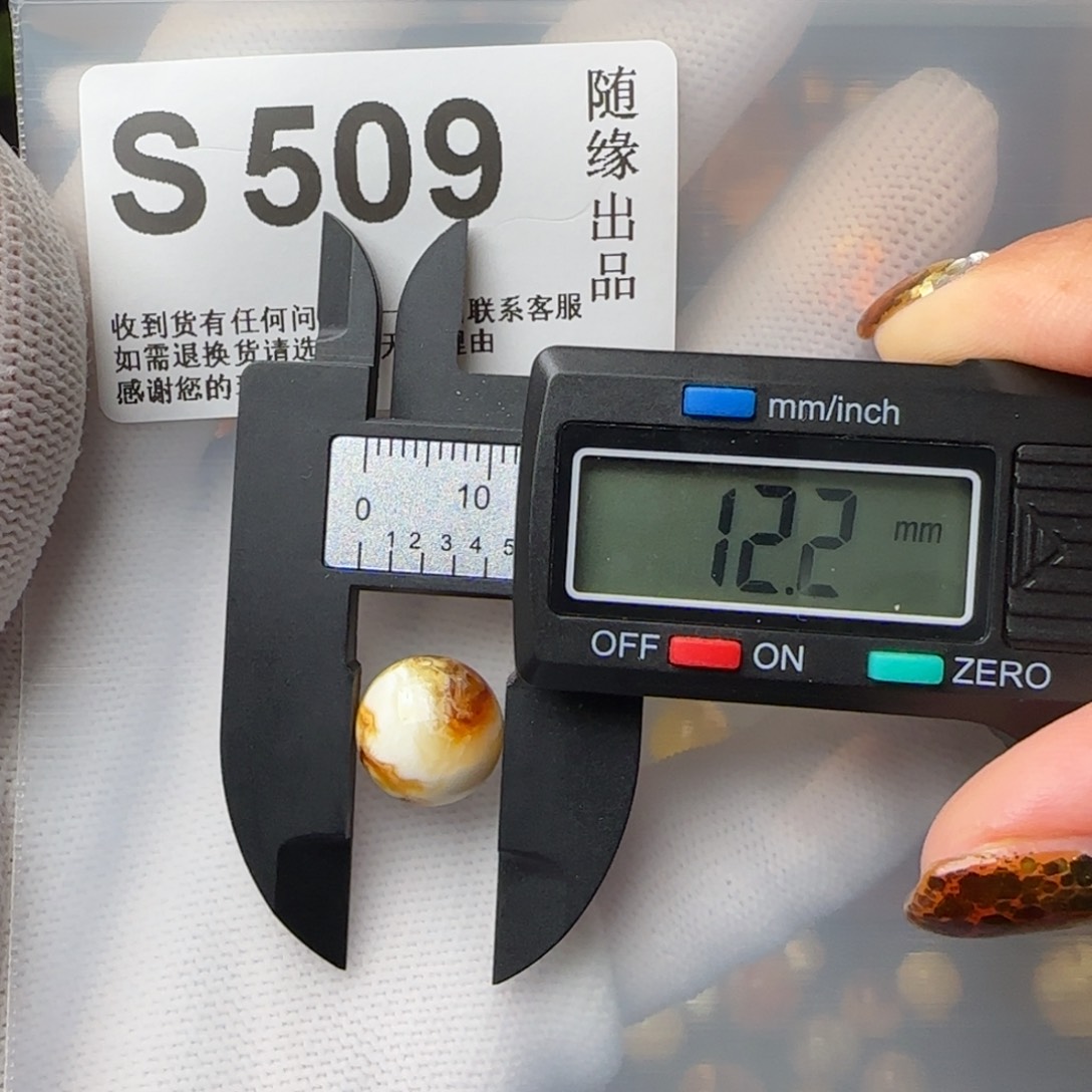 琥珀裸石未镶嵌鹰**坤12尺寸