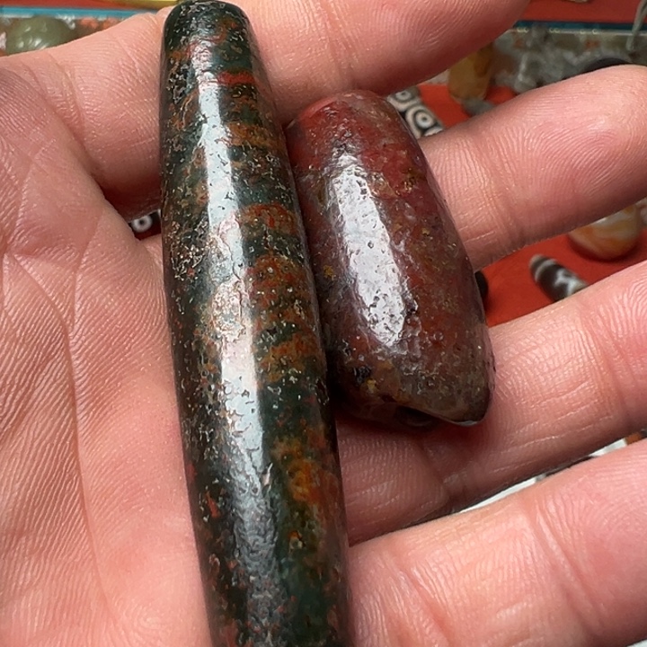 吉***草玛瑙/玉髓合金珠宝奇石