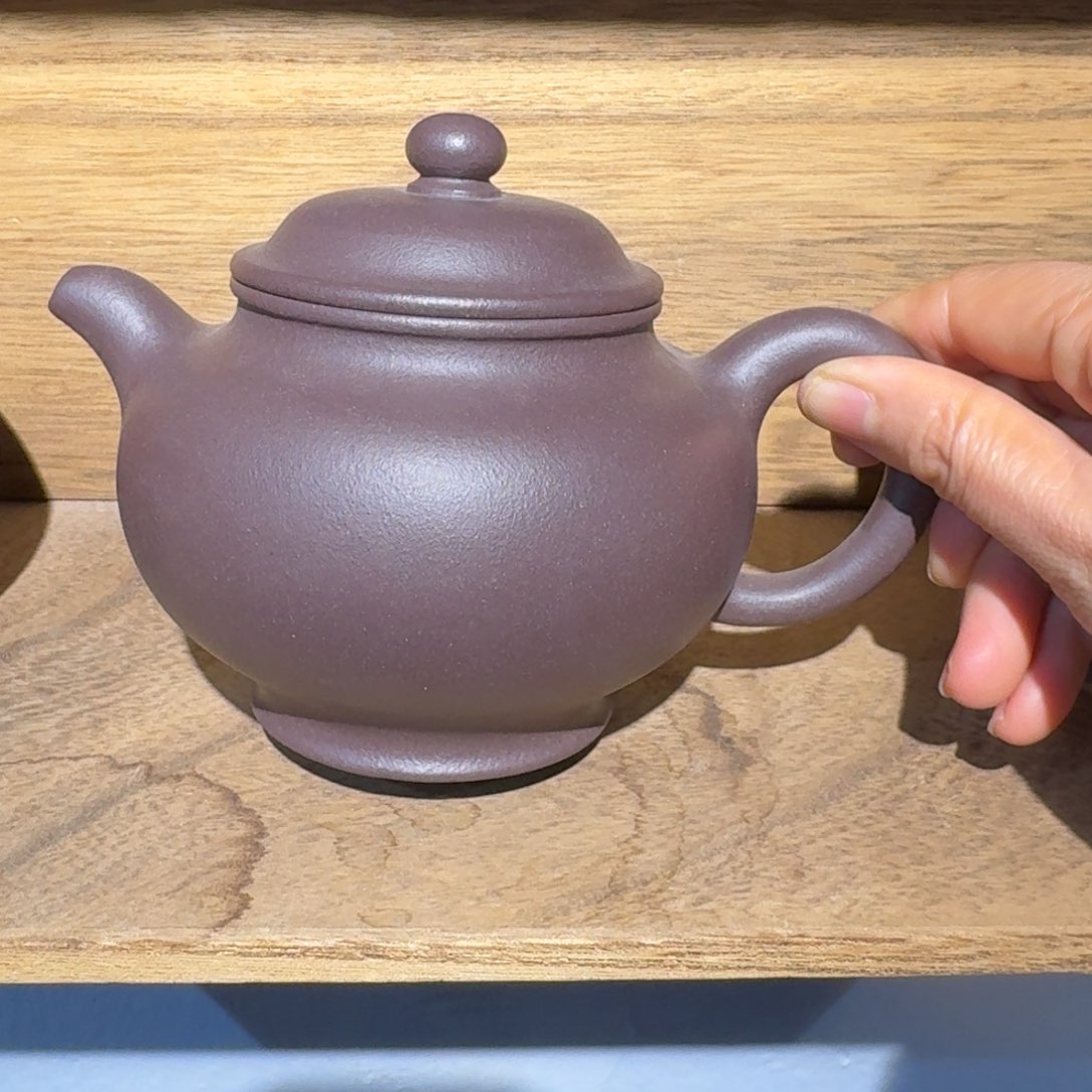 紫泥茶壶天青400毫升左右