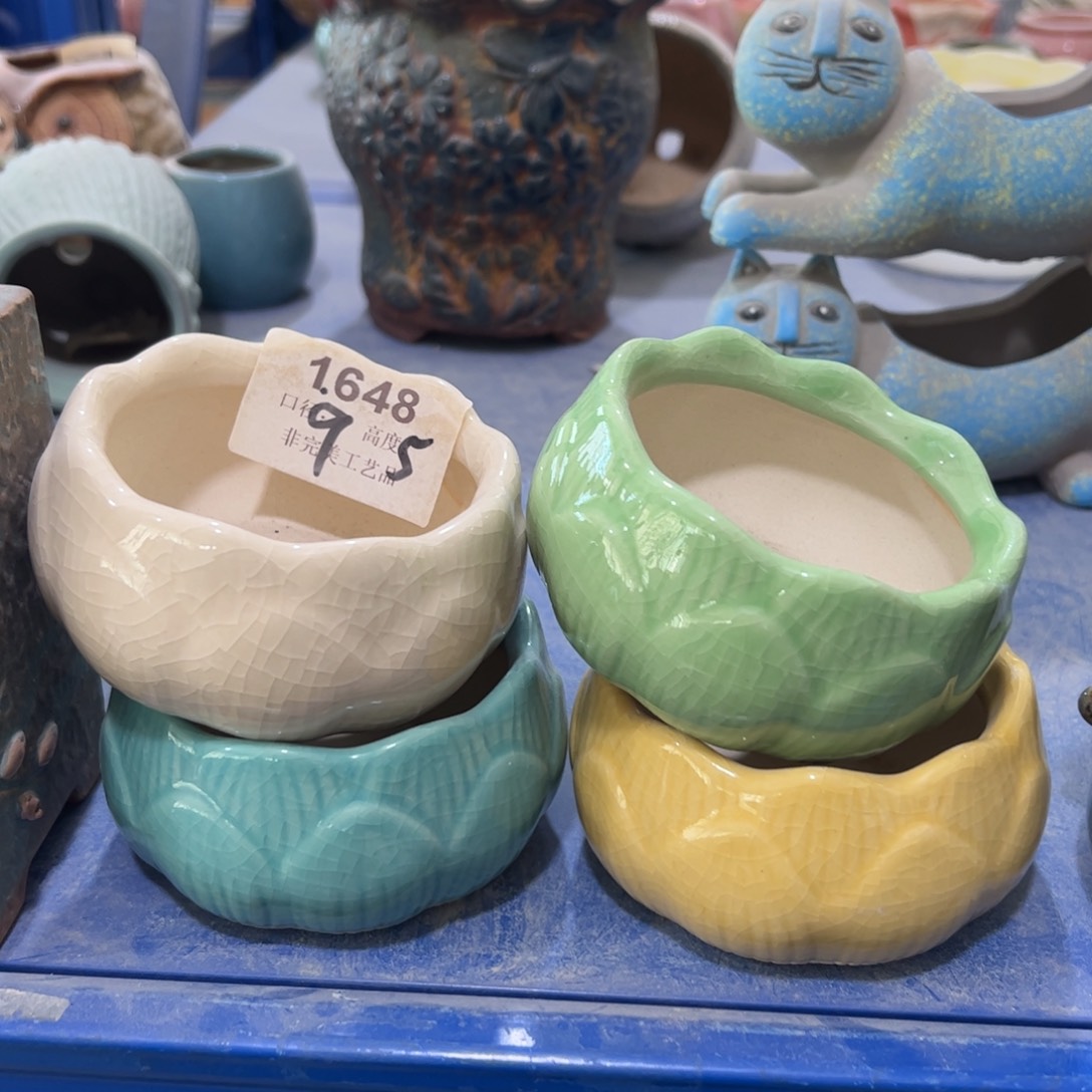 陶瓷多肉小花盆@@1648