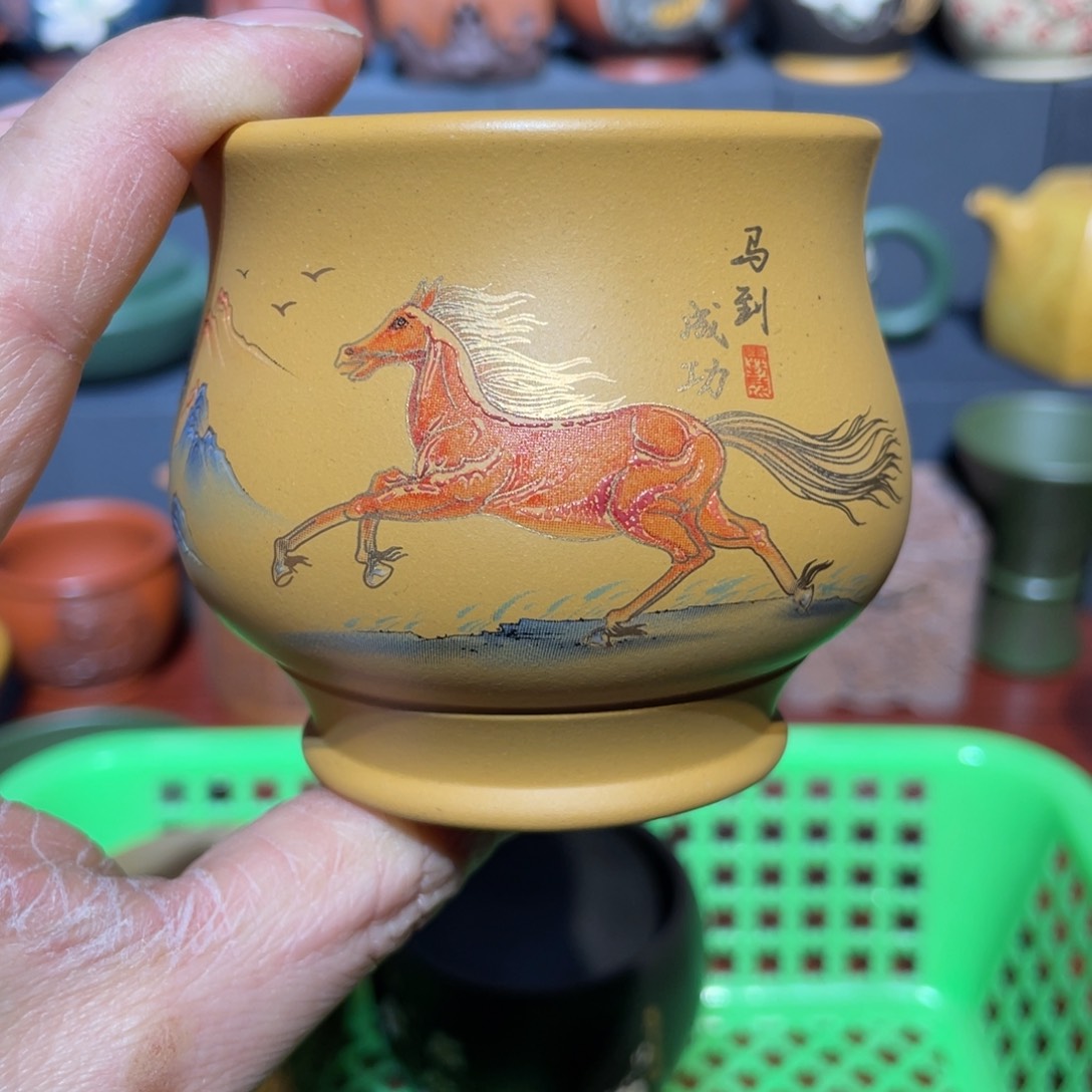 原矿紫砂手工主人杯