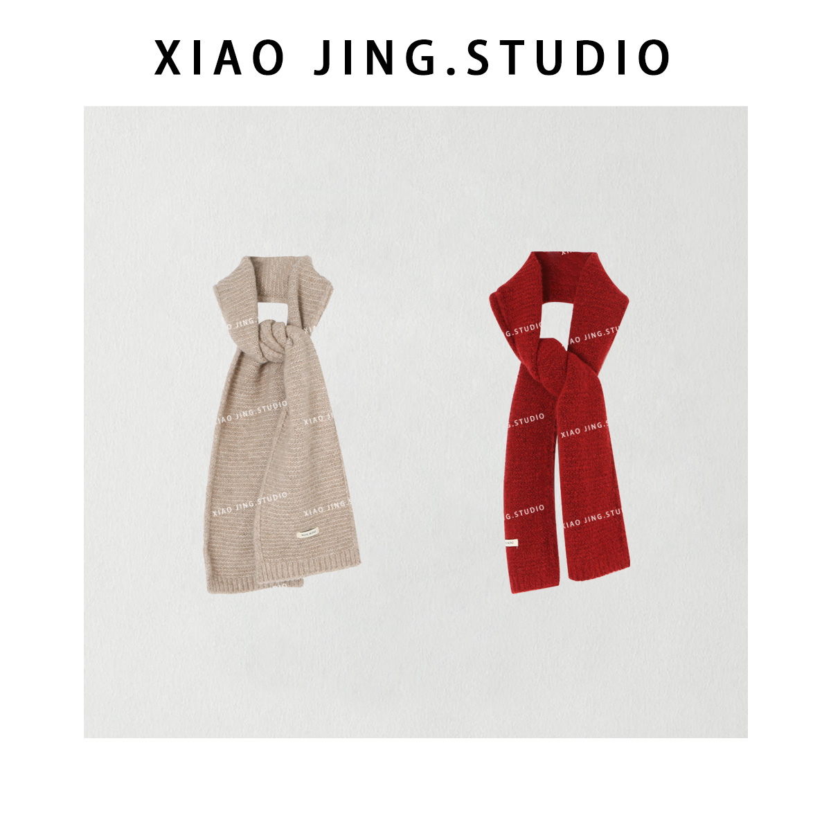 小静静一会 冬季气质款穿搭配饰围巾披肩 2511C7546