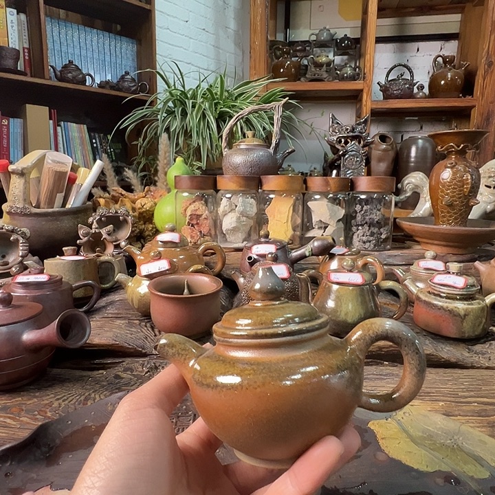 杯崔家龙窑高温柴烧120cc