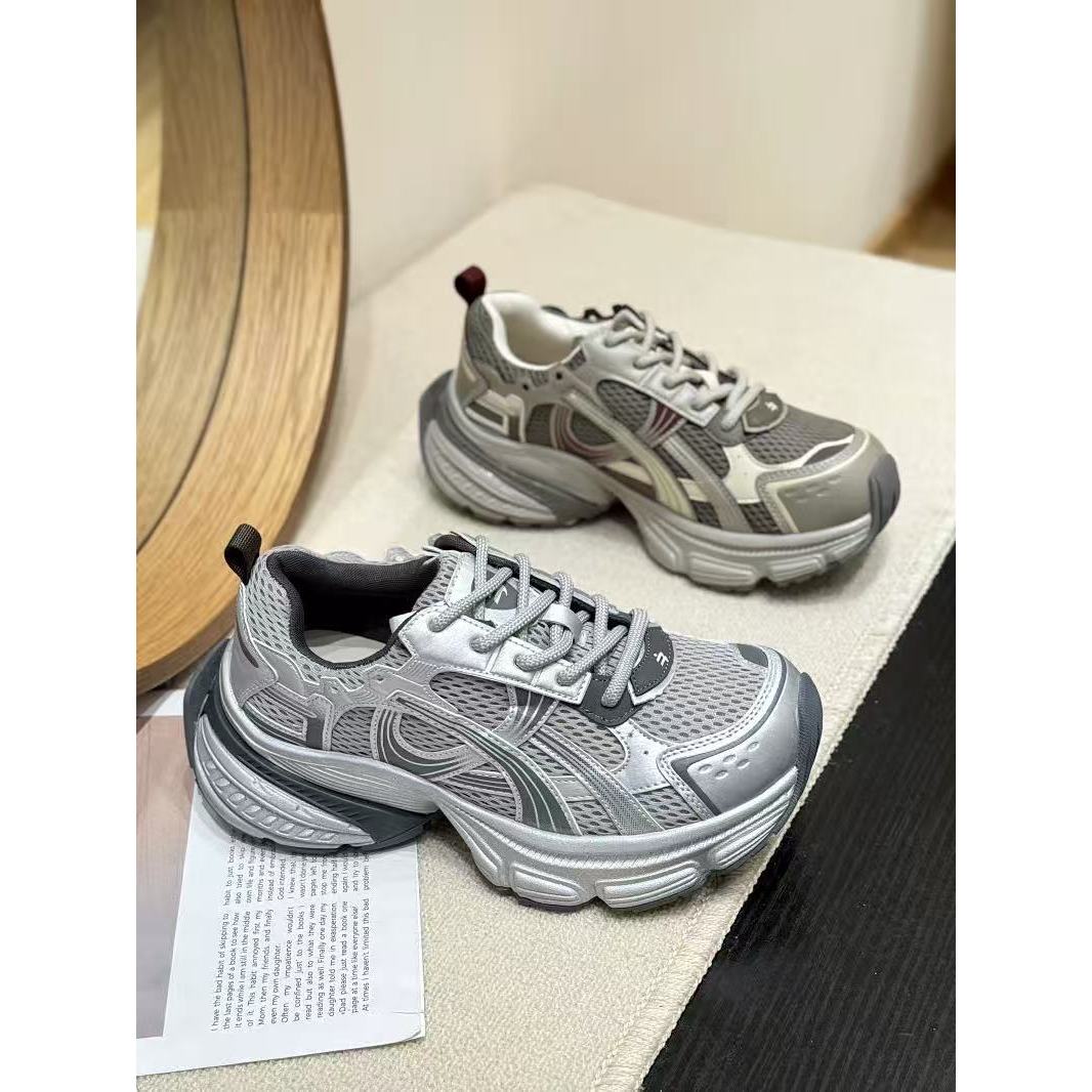 H68新款系带圆头舒适百搭老爹鞋仓