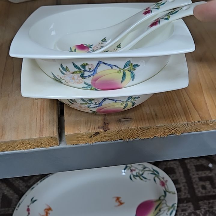 瓷片微瑕5寸2个小勺2个6666666
