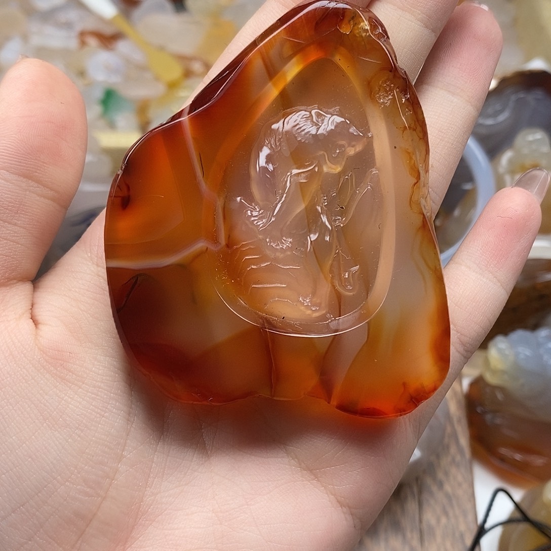 玛瑙/玉髓未镶嵌颈饰