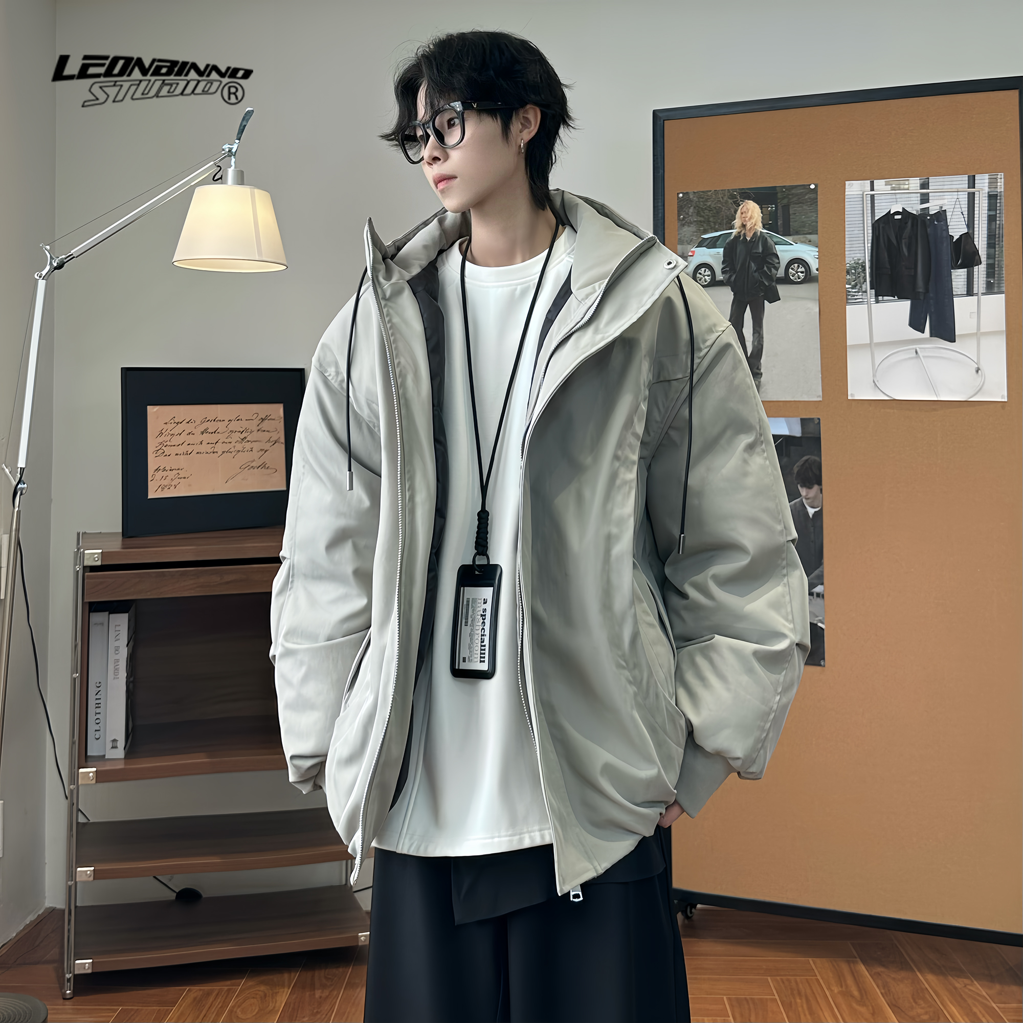 【500克充棉派克服】冬加厚解构御寒棉服男女同款百搭宽松连帽外套