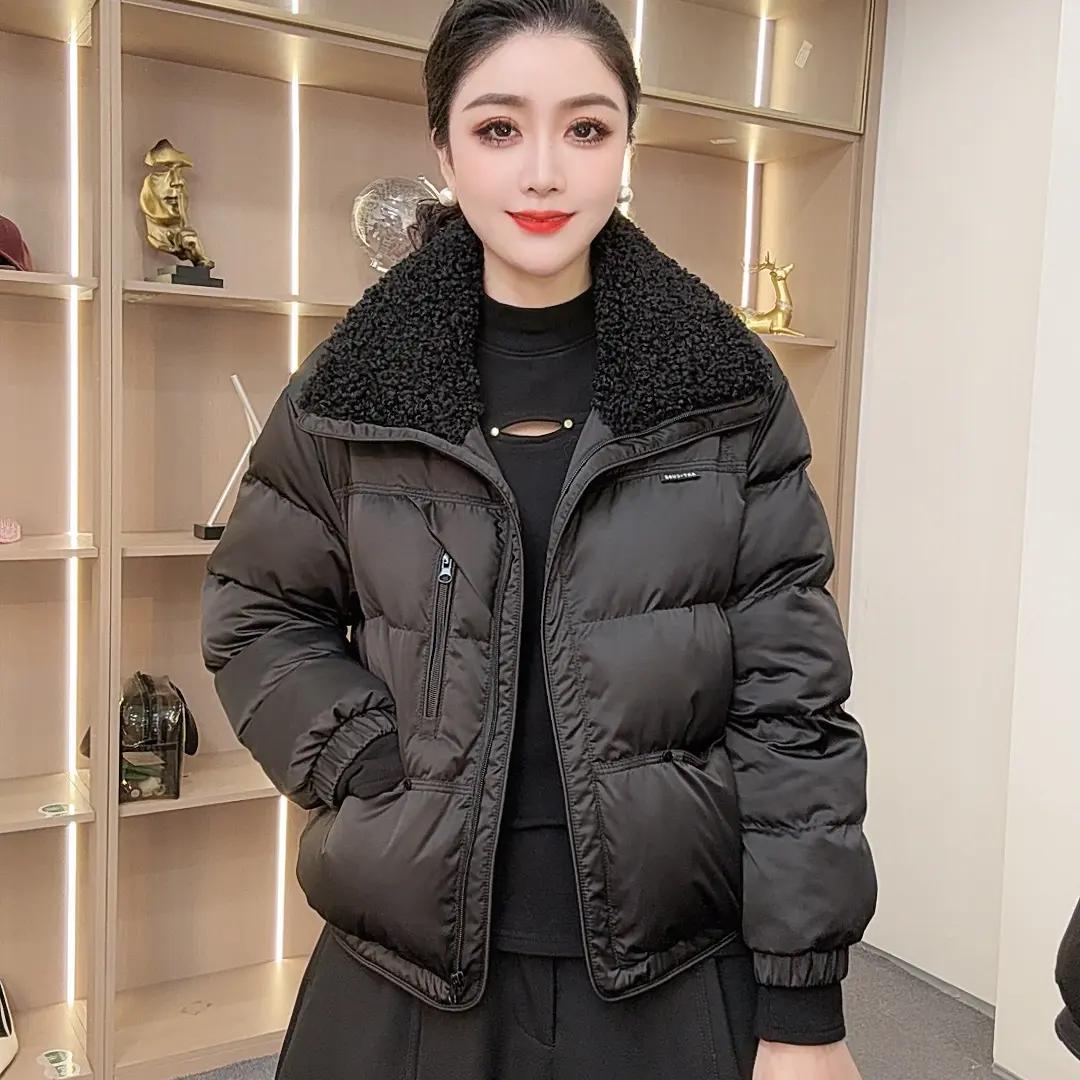 【众帆女装3】厚款常规女宽松型女款小个子休闲冬季保暖棉服