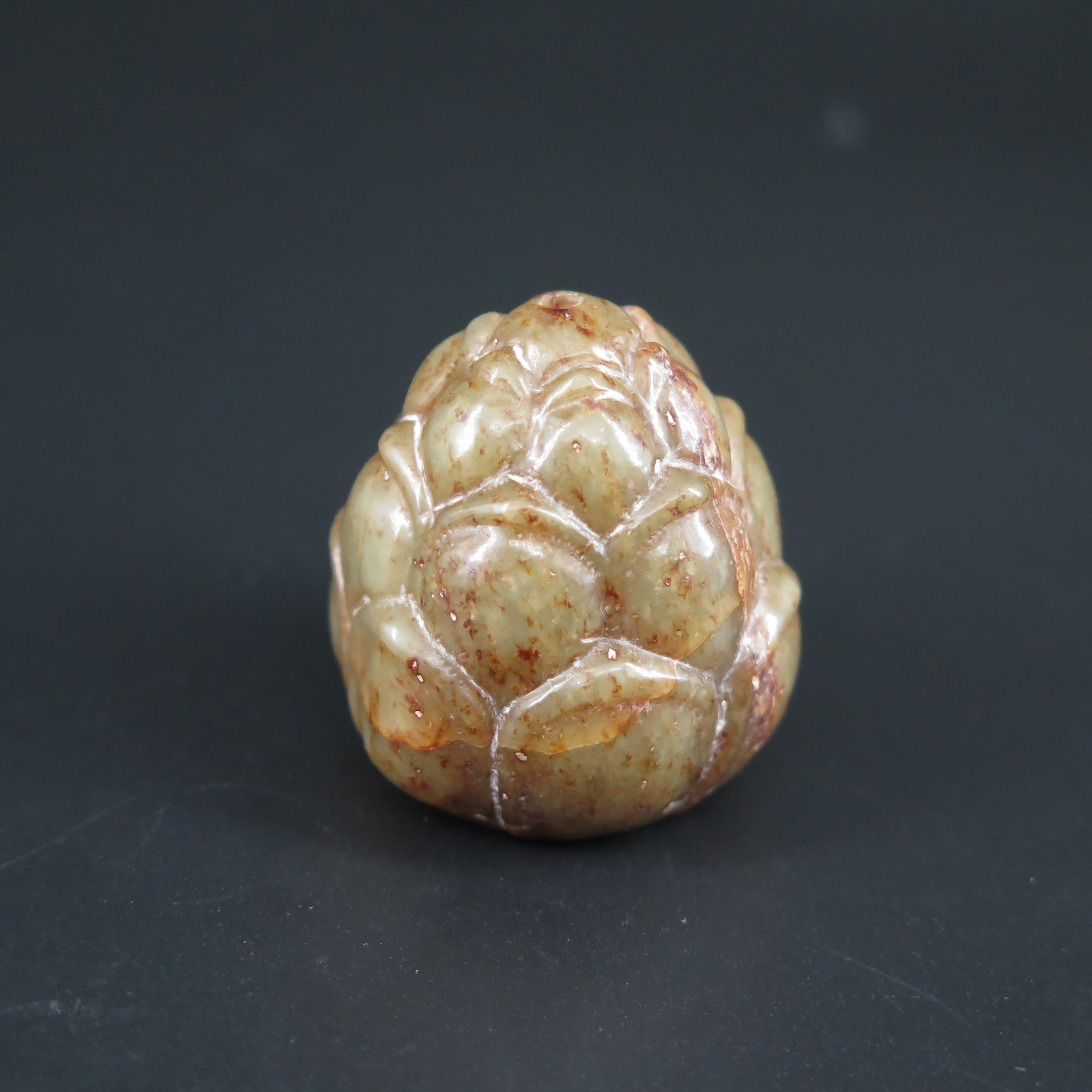 清代玉香插/HY574791/和田玉/槐荫山房房