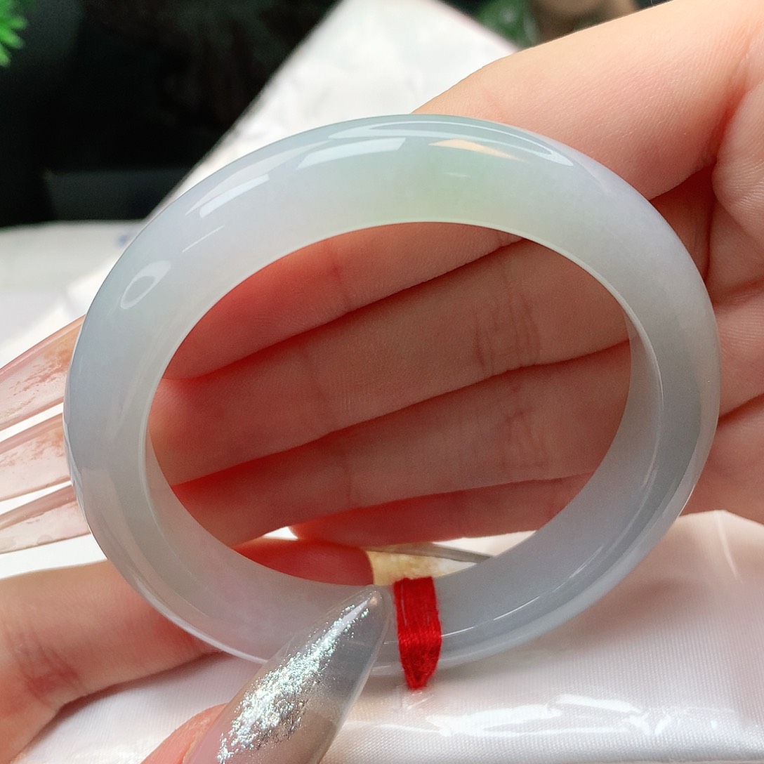 未镶嵌手镯翡翠正圈53