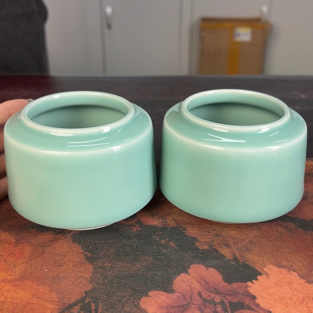 龙泉云间青瓷小米茶器