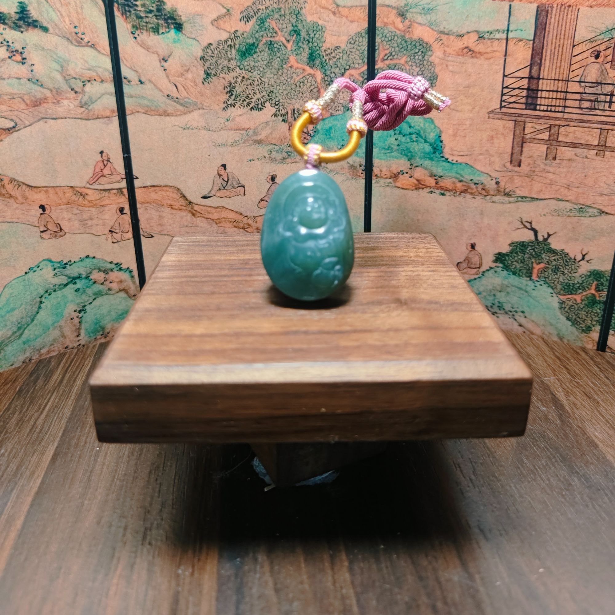 K和田玉佛公吊坠1531