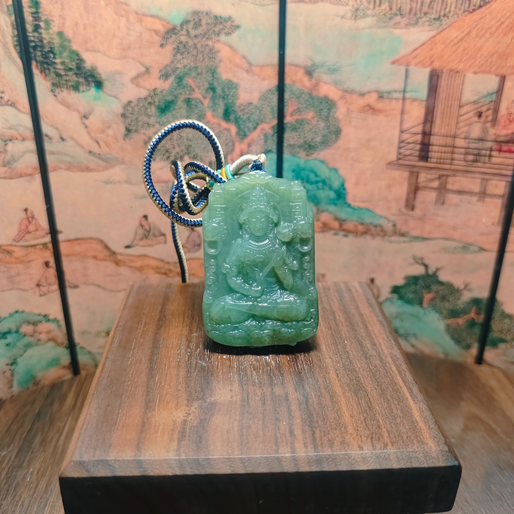 K和田玉观音吊坠0855