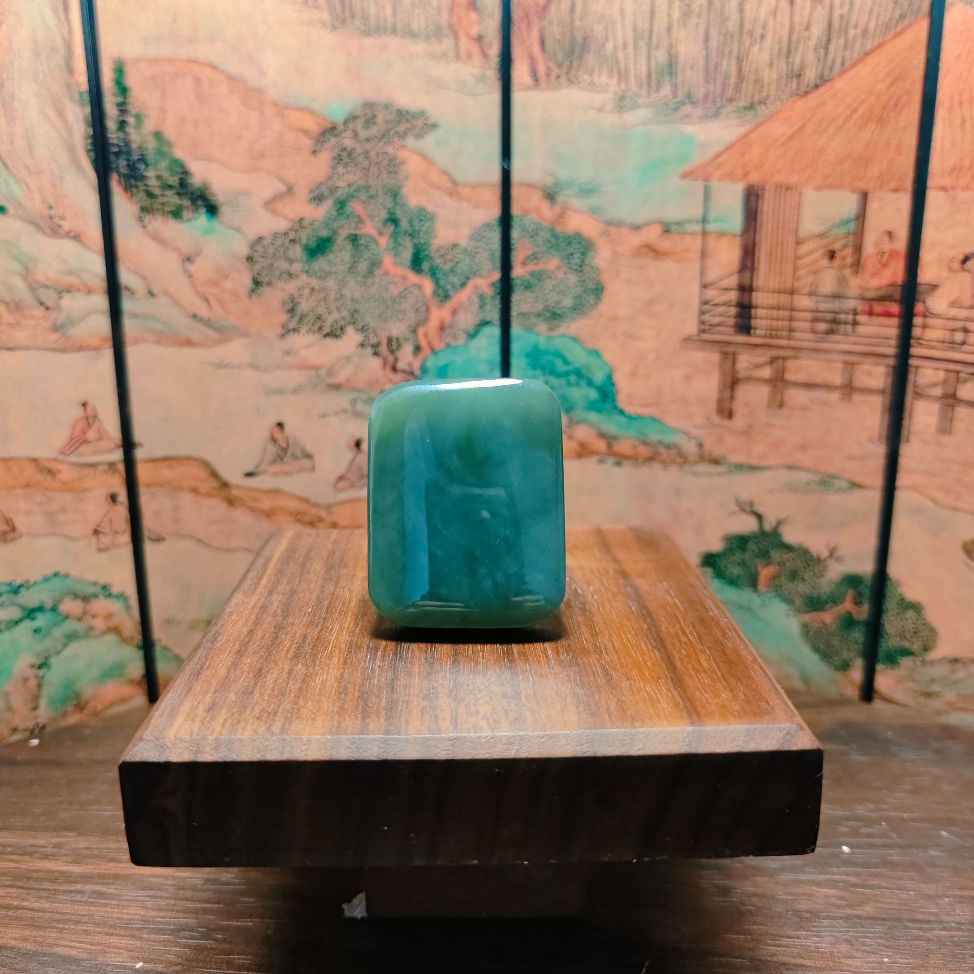 N和田玉无事牌吊坠3120