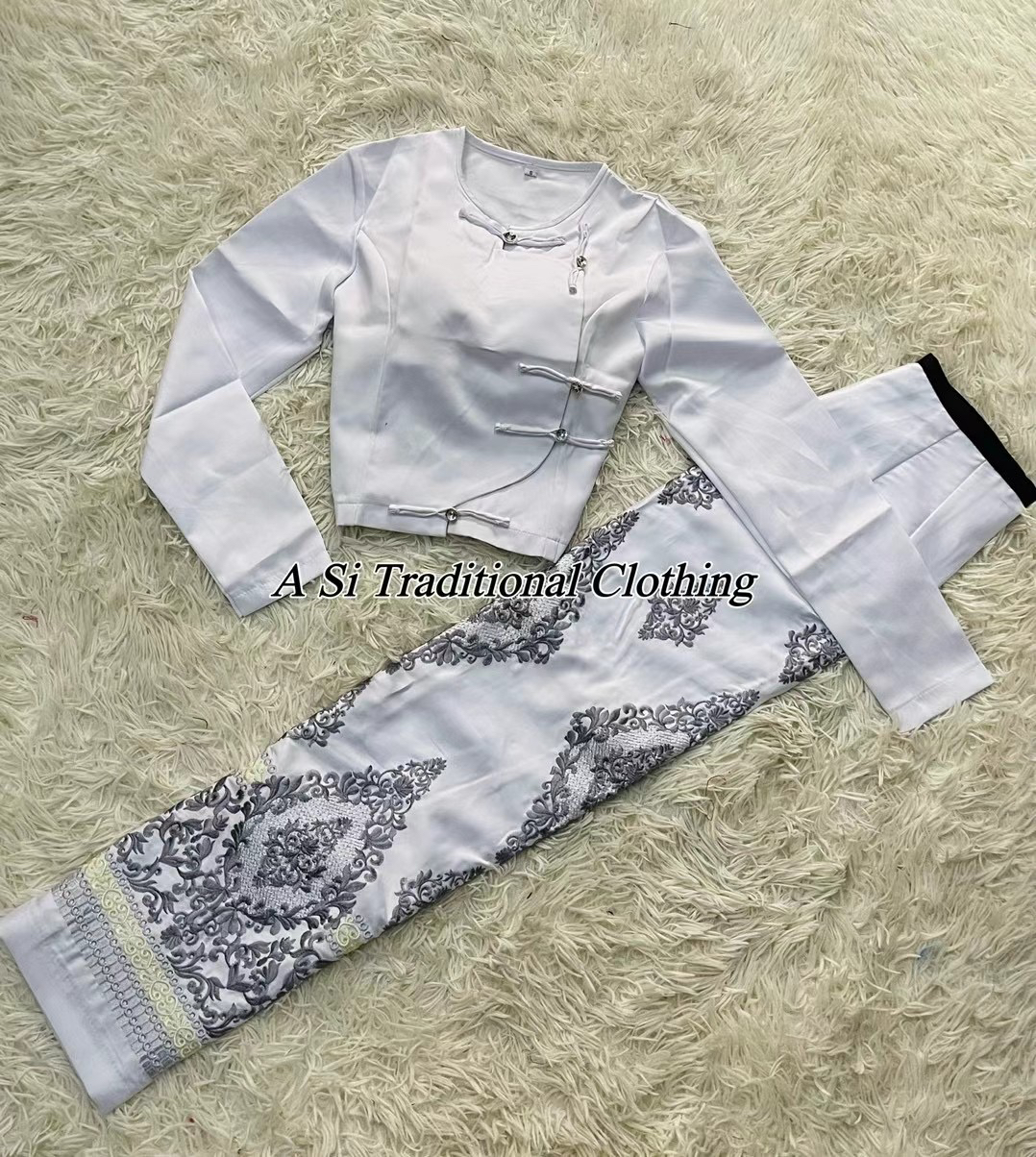 【艾十七】云南少数民族傣装手工传统民族服饰