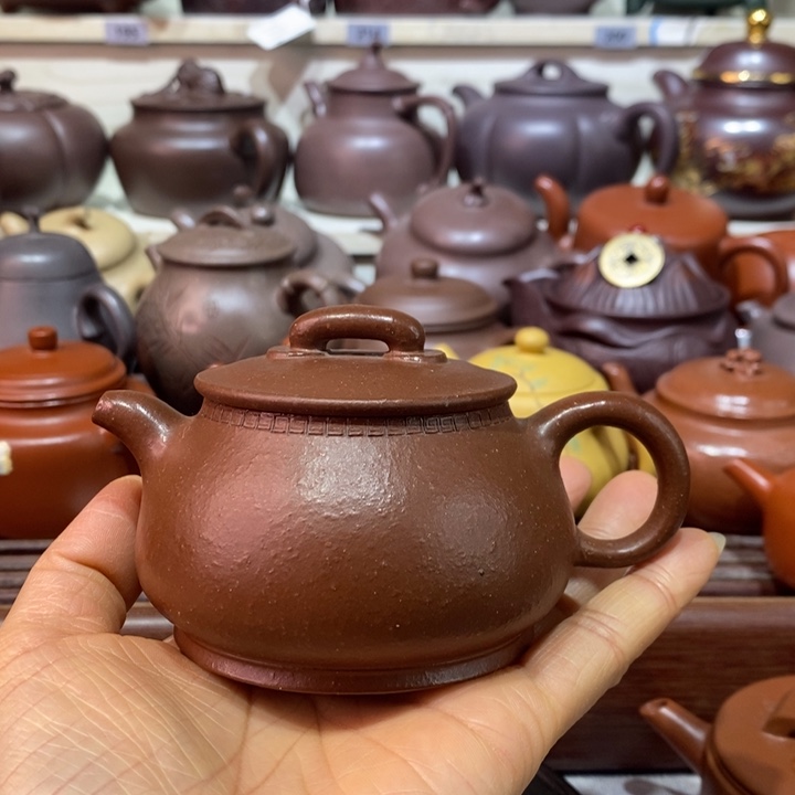 茶壶紫砂微瑕处理一把