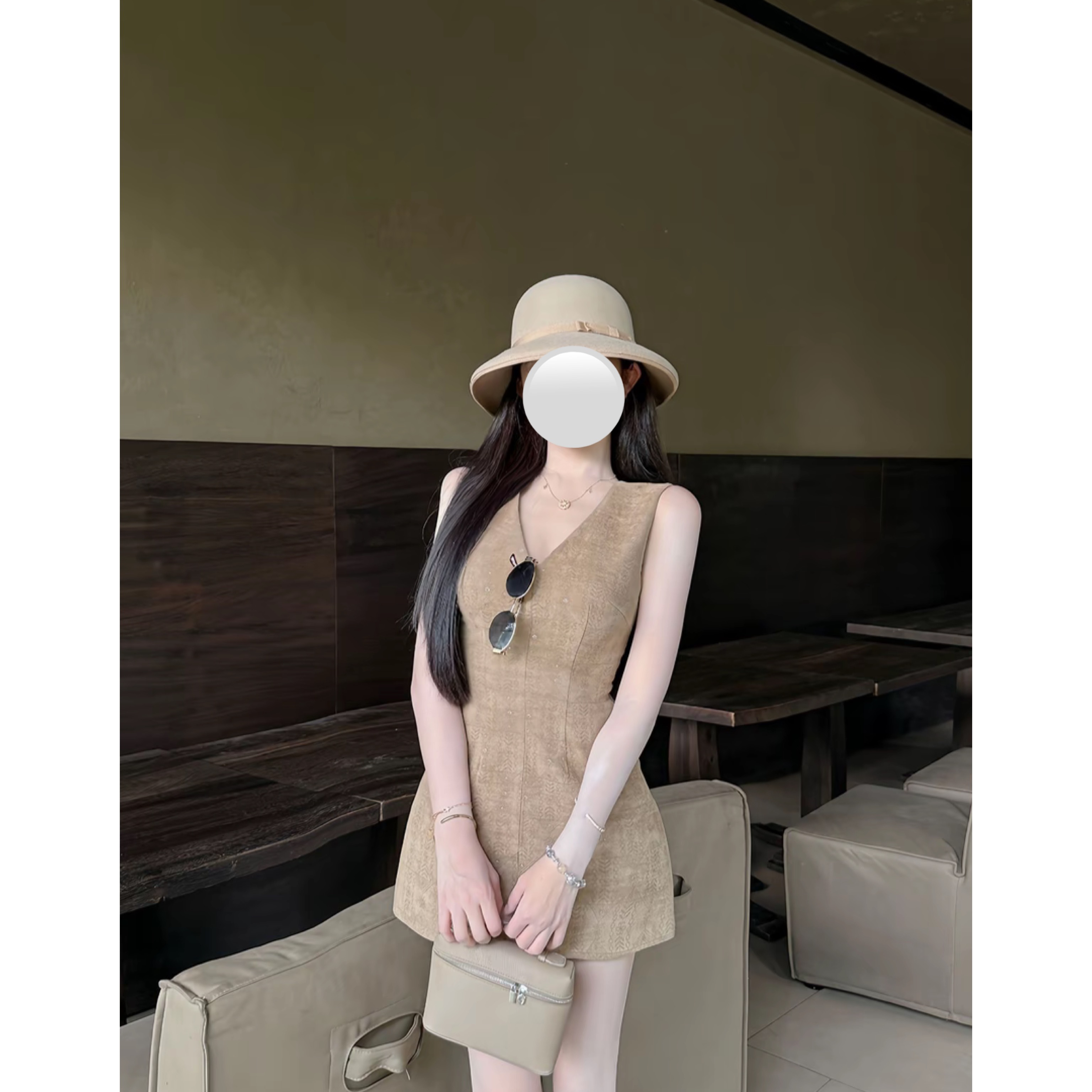 【高智lady】时尚小香风气质无袖连衣裙E25Q2250