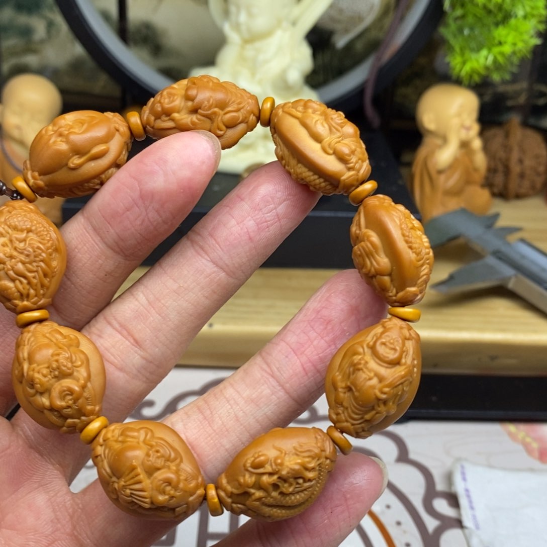 橄榄核手串/手链橄榄核雕工艺手串