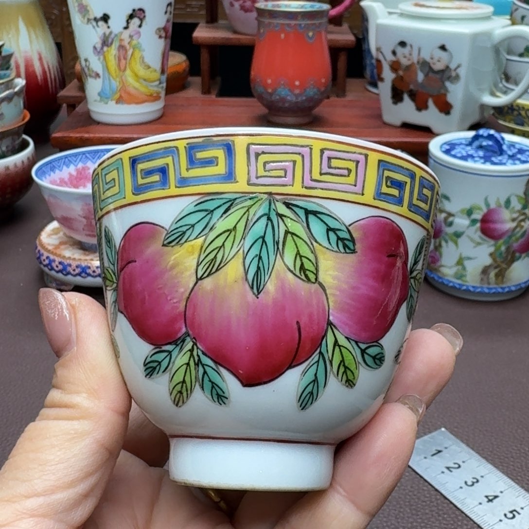 瓷片景德镇仿古手工制作精品展示