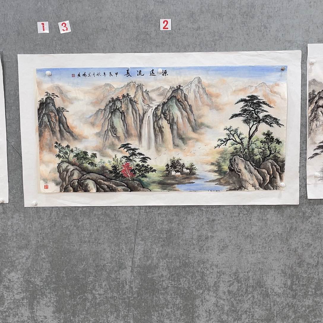 国画冷*绘画作品菅兰鹏画心不退不换