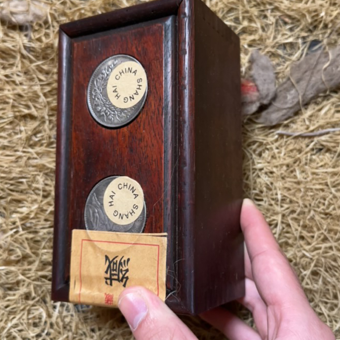 【闪购商品】木摆件高端精美两头盒一件链接