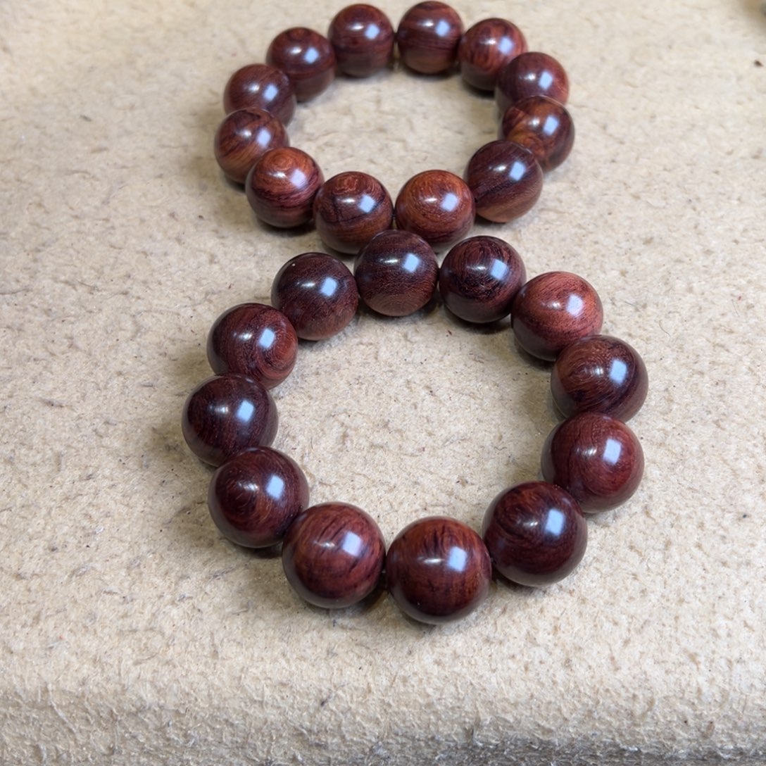 黄花梨/降香黄檀手串/手链2.0开门海紫油梨