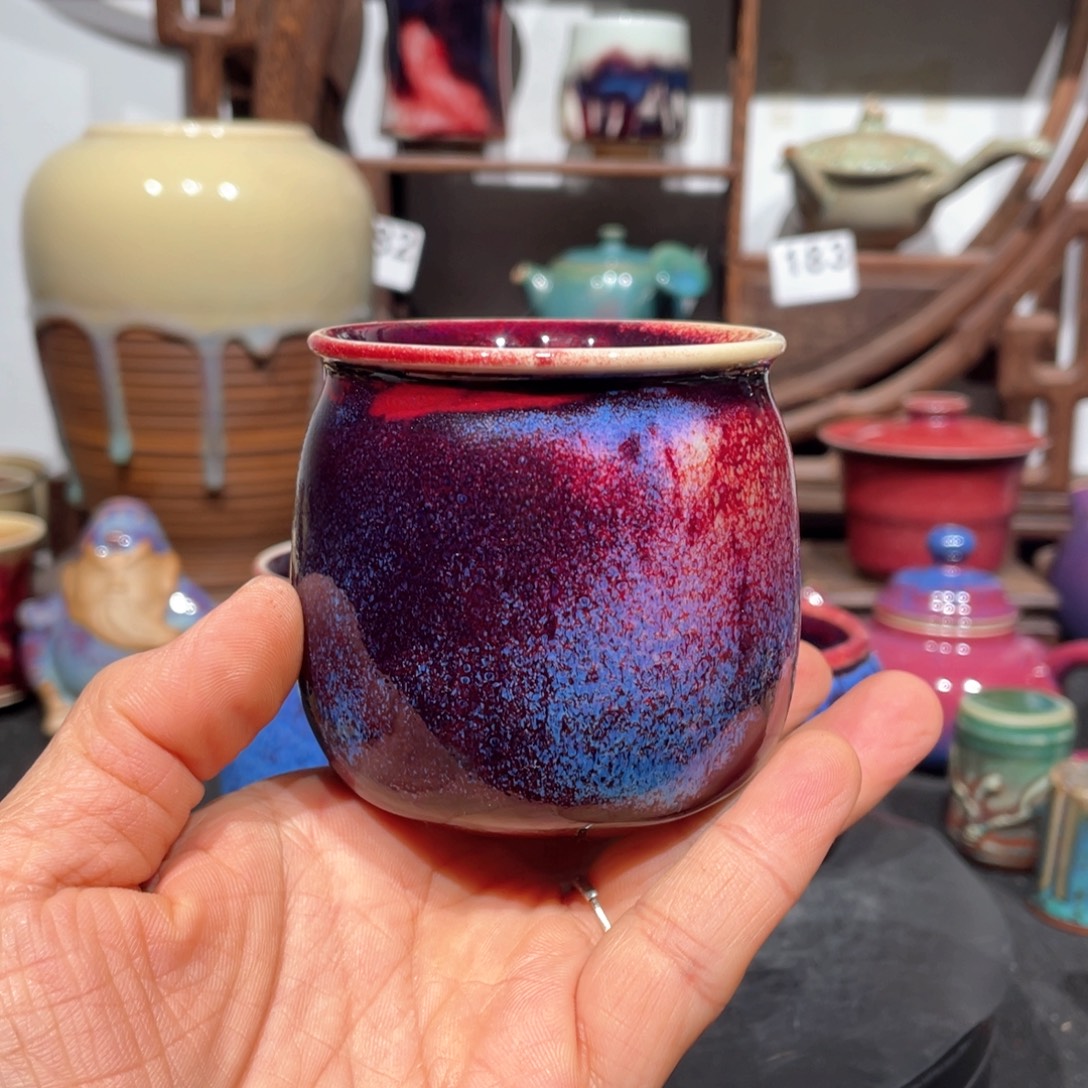 用***7中国神后钧瓷茶器