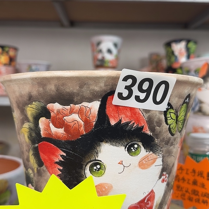 景德镇手绘多肉花盆