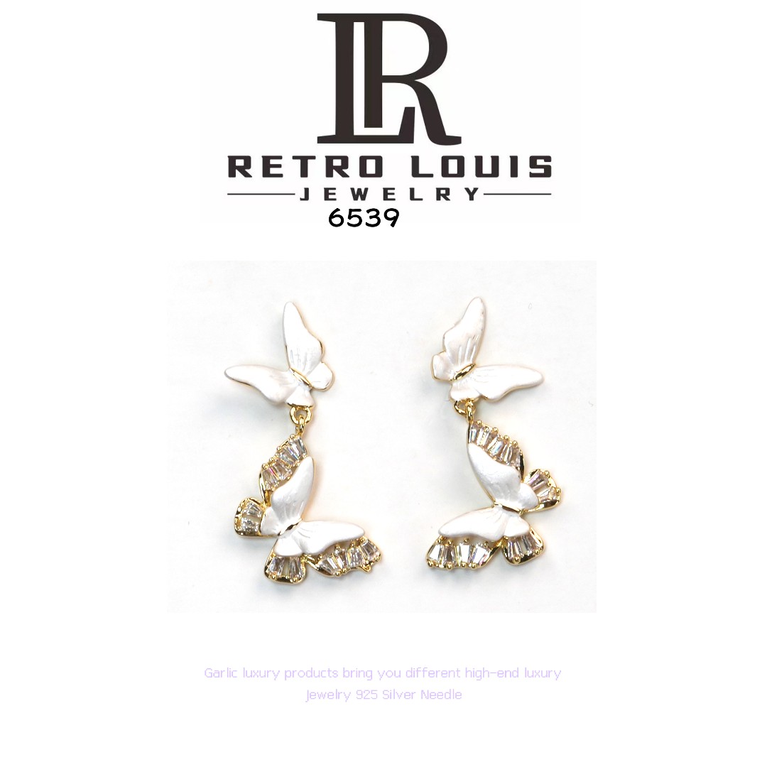 铜合金耳饰 RETRO LOUIS 耳饰~6539