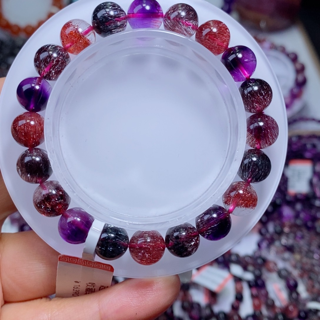 水晶手链未镶嵌黑加仑