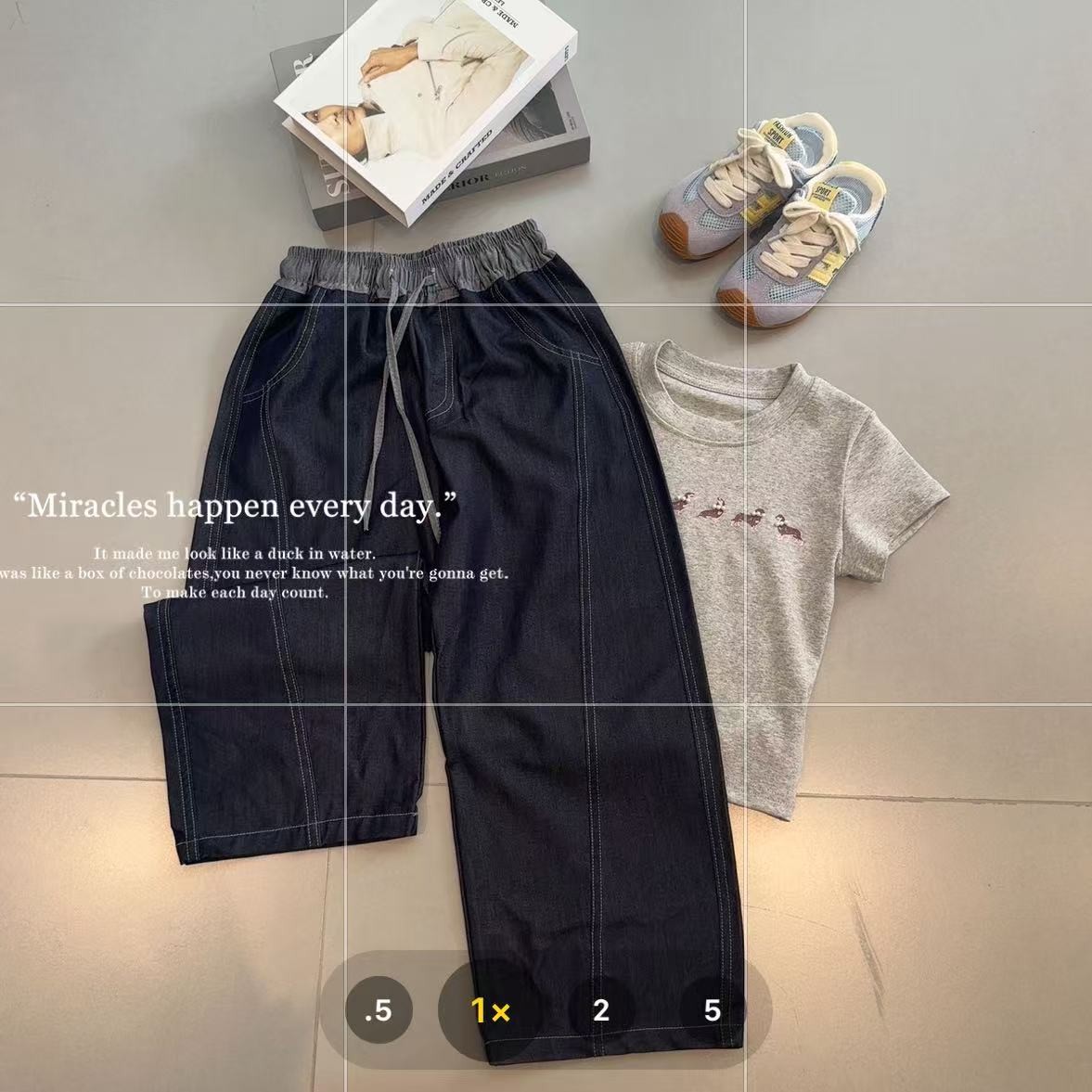 S1252儿童休闲弯刀裤