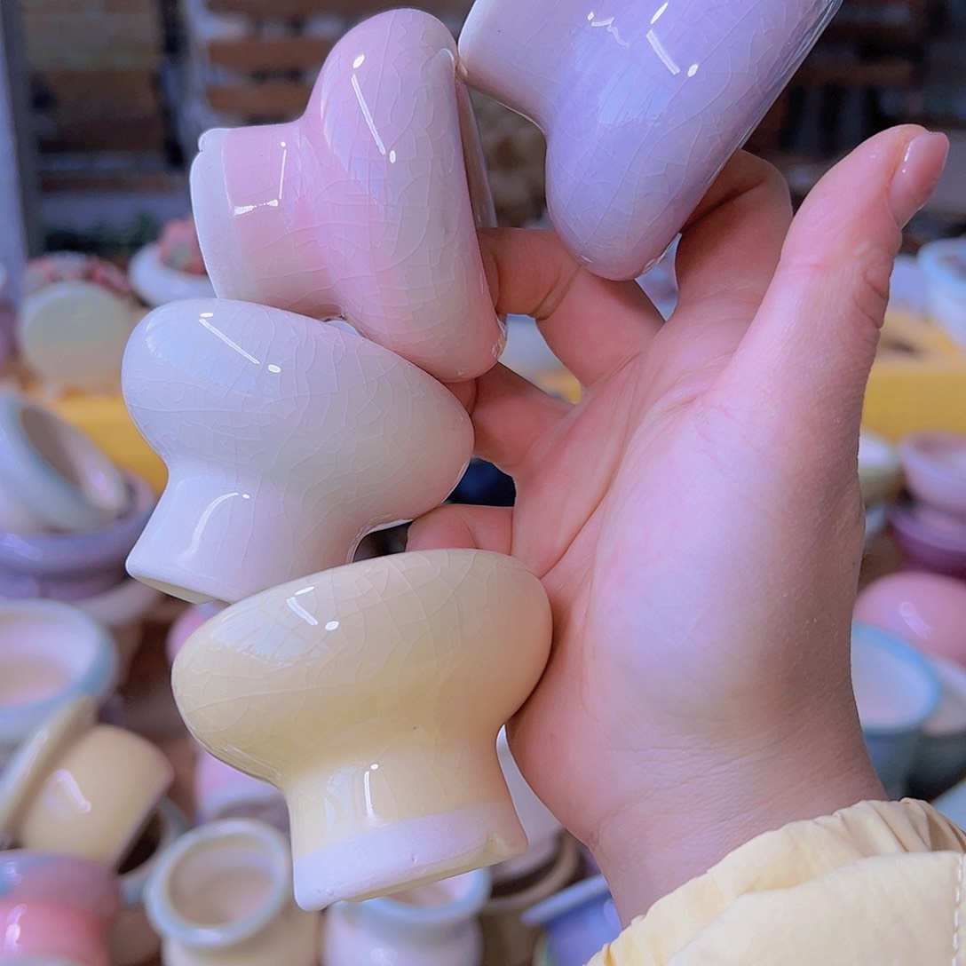 红陶陶瓷花盆当场满12包邮