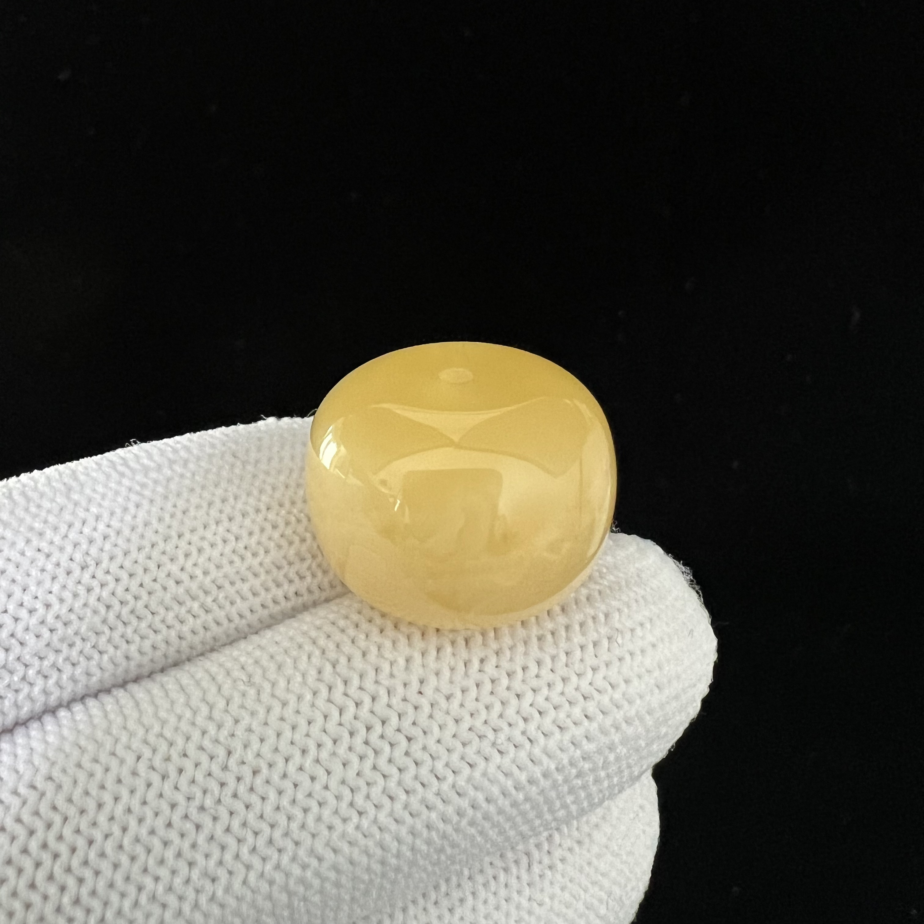 F2650天然蜜蜡散珠 3.7克/19*14.3mm 支持鉴定假一罚四