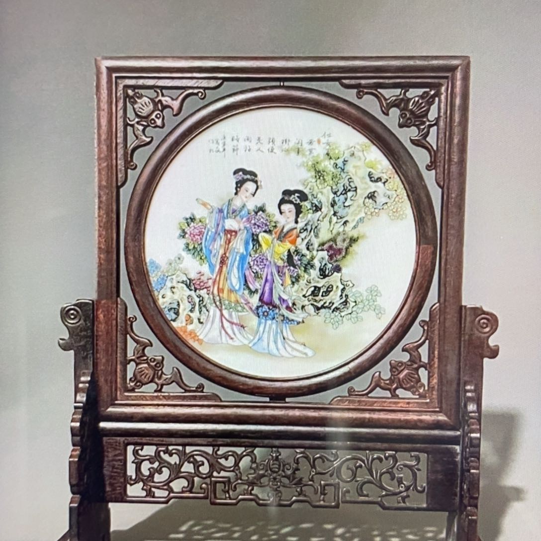 瓷片爱****?35*30 景德镇瓷板画柴窑烧制