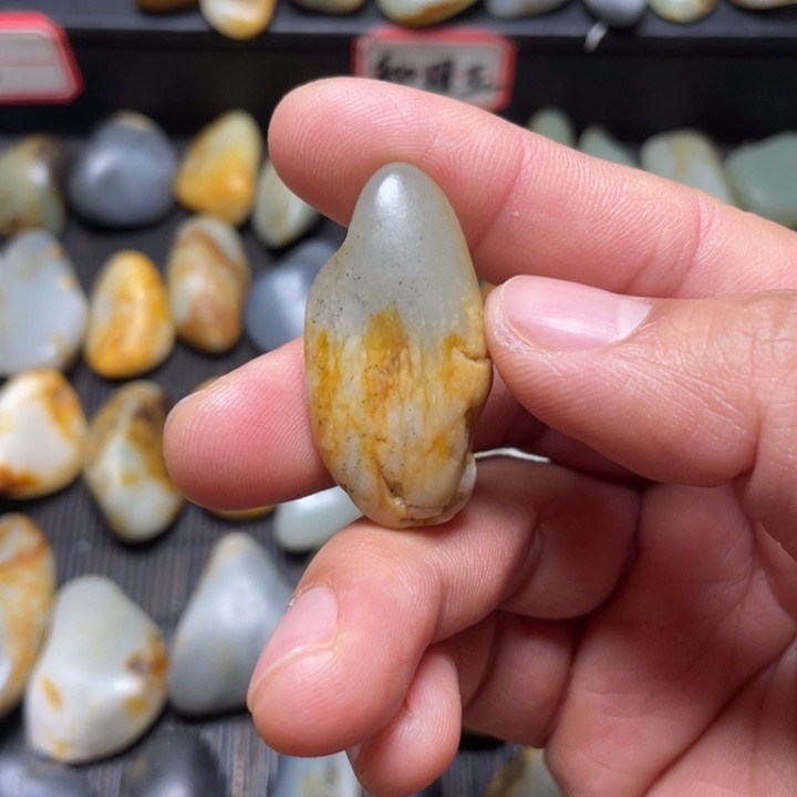 和田玉未镶嵌挂件45