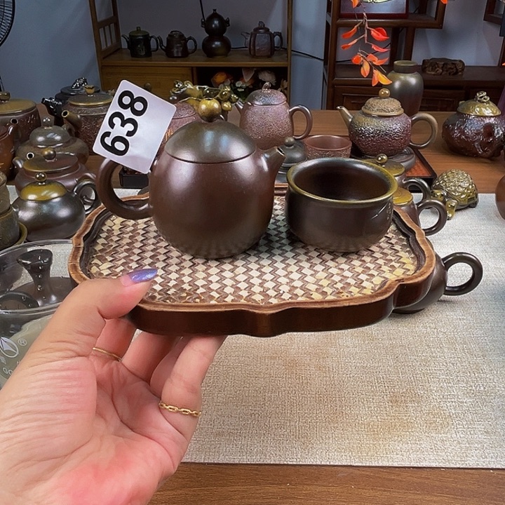 柴燒壺泡茶香柴燒壺