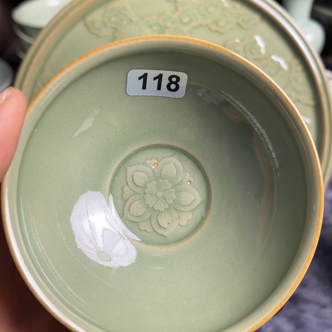 瓷手工微瑕普洱杯 118 号