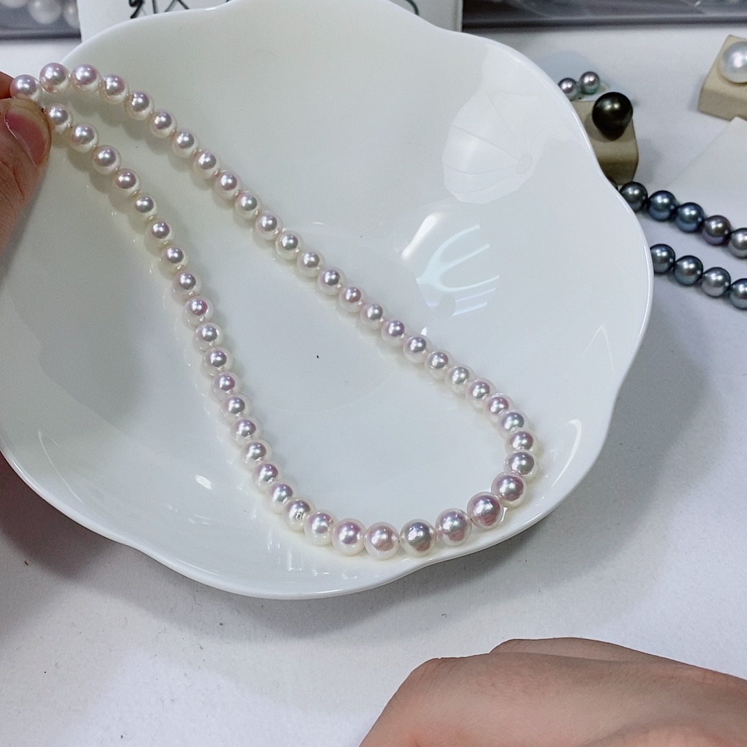 海水珍珠颈饰银S925镶嵌