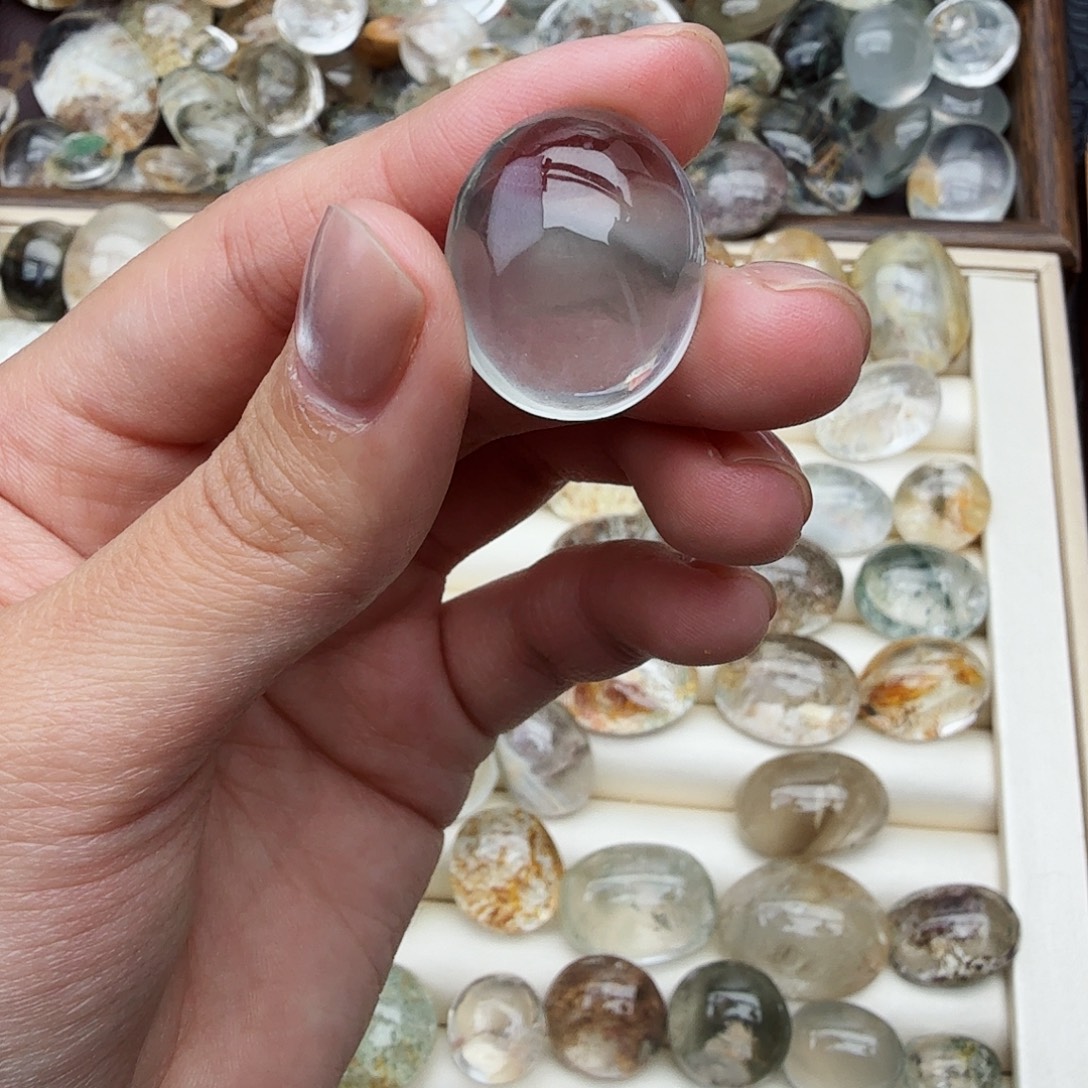 八***财水晶珠宝半成品未镶嵌