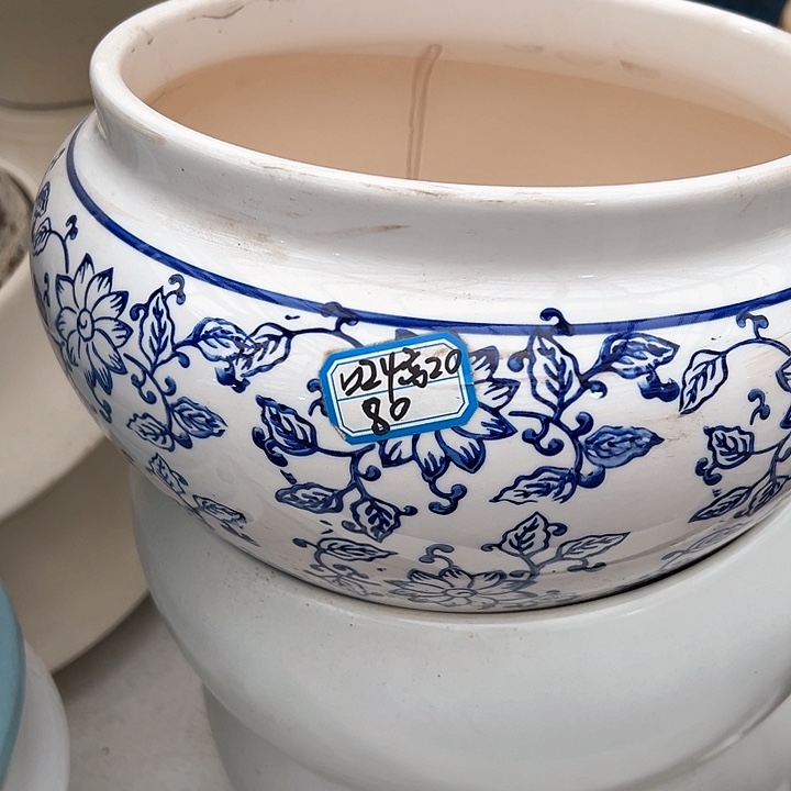陶瓷景德镇精品花盆栽适合盆栽