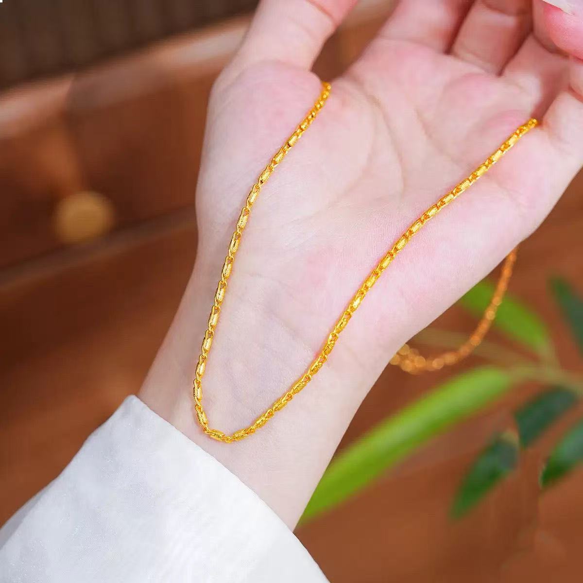   【粉丝专享】节节高升项链情侣款女款锁骨链气质经典