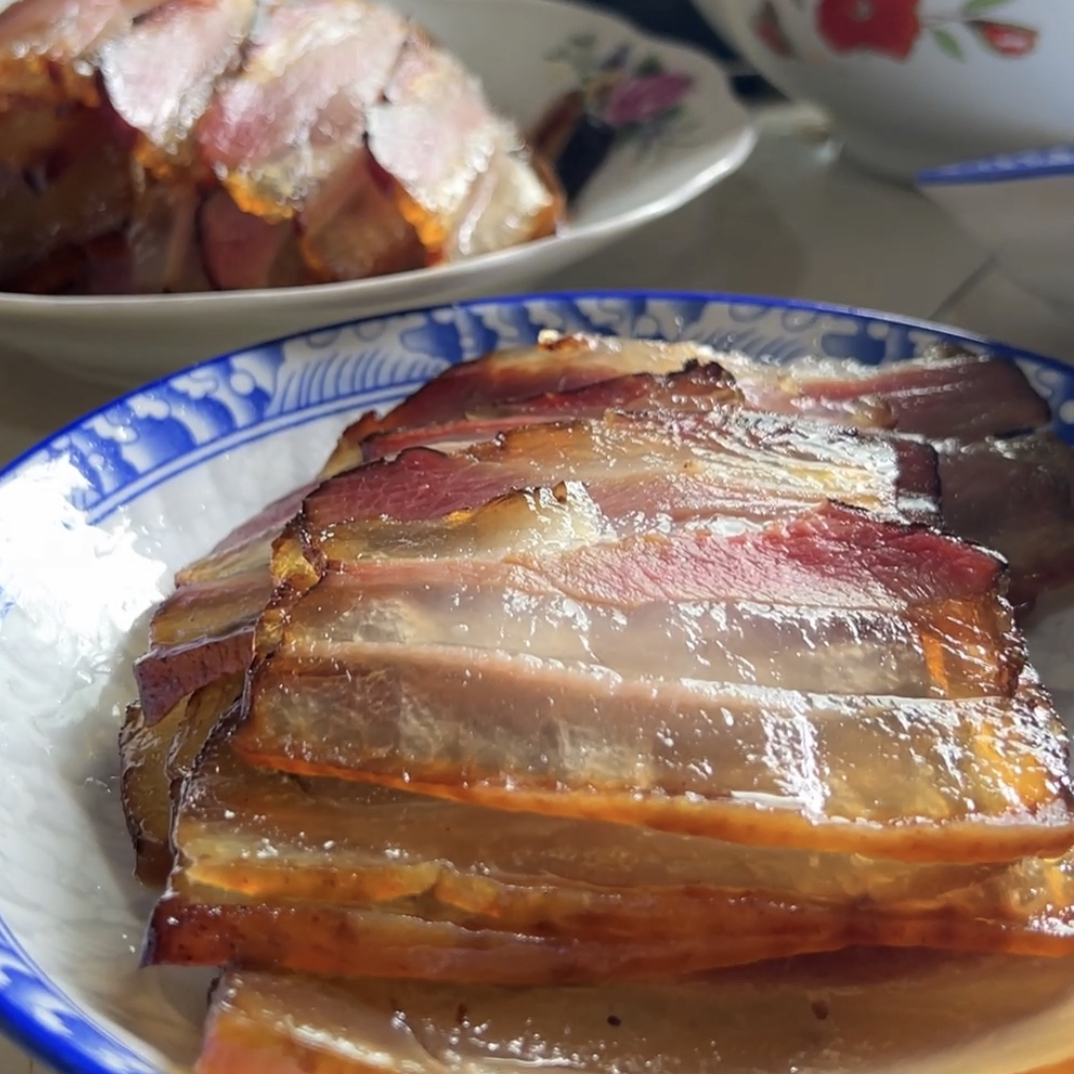 五花腊肉青钢木熏制农家风味 真空包装1/3斤土猪香肠土特产土货