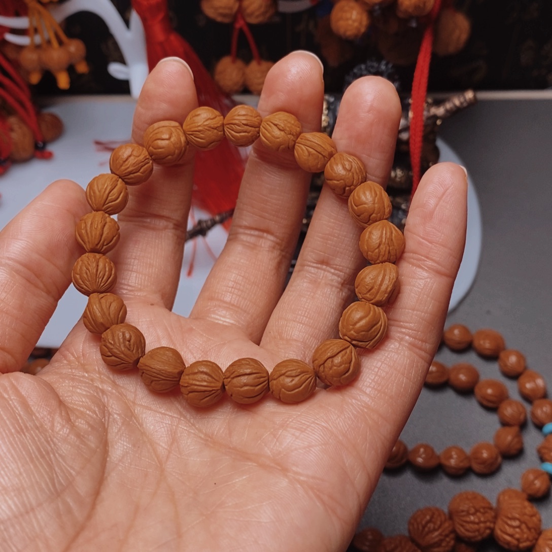 桃核吊坠桃枭手串1