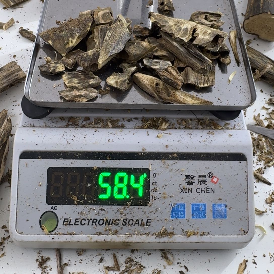 沉香碎屑沉香绿绮楠沉香58克
